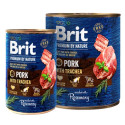 Brit Premium By Nature Pork & Trachea Puszka 400G