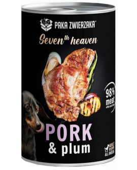 Paka Zwierzaka Seventh Heaven Pork & Plum Puszka 400G