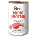 Brit Mono Protein Beef & Rice Puszka 400G