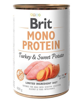 Brit Mono Protein Turkey & Sweet Potato Puszka 400G