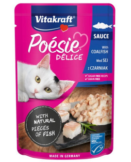 Vitakraft Poesie Deli Sauce Czarniak Saszetka 85G