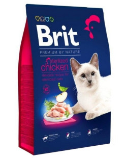Brit Premium By Nature Cat Sterilized Chicken 8Kg