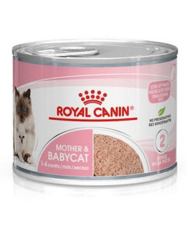 Royal Canin Mother & Babycat Mousse Karma Mokra - Mus Dla Kociąt I Kotek Karmiących Puszka 195G