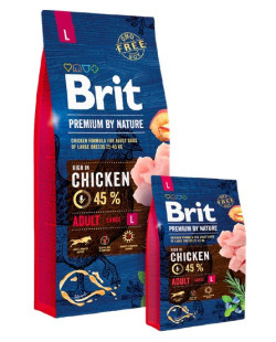 Brit Premium By Nature Adult L Large 3Kg
