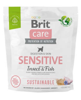Brit Care Sustainable Sensitive Insect & Fish 1Kg