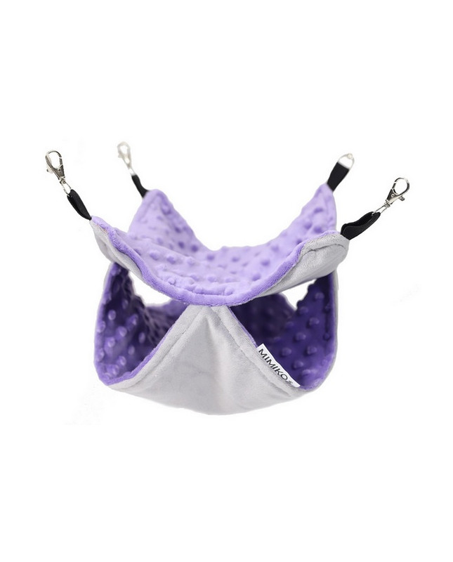 Mimiko Pets Hamak Dwupoziomowy 30X30Cm Wrzosowy