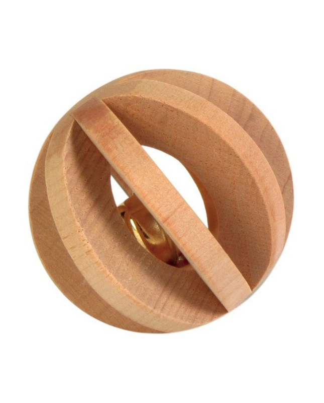 Trixie Drewniana Piłka Z Dzwonkiem Dla Gryzoni 6Cm [Tx-6187]