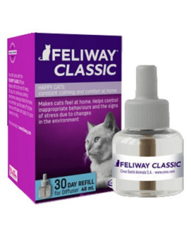Feliway Classic - Kocie Feromony Wkład 30-Dniowy (Uzupełniający) 48Ml