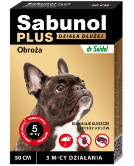 Sabunol Obroża Plus Przeciw Pchłom Dla Psa 50Cm