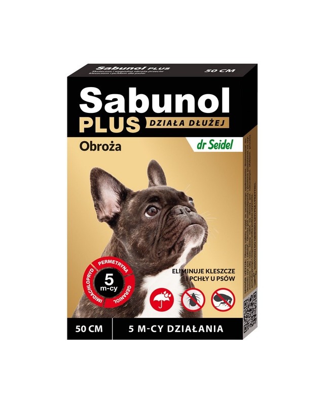Sabunol Obroża Plus Przeciw Pchłom Dla Psa 50Cm