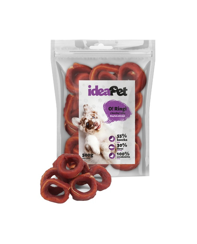 Ideapet Ringi Z Kaczką I Rybą 500G