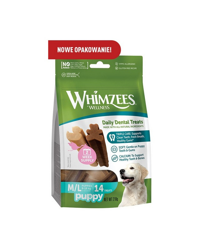 Whimzees Puppy M/L 14Szt.