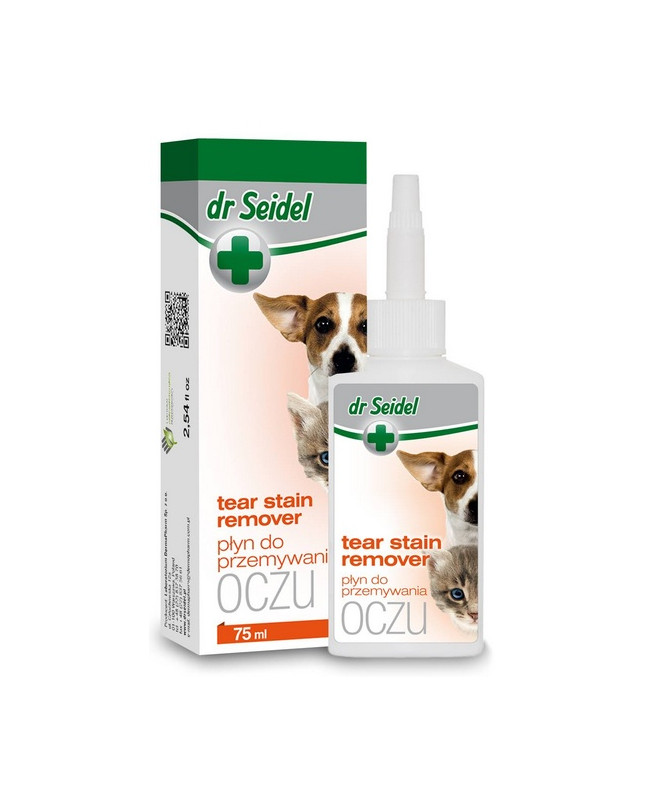 Dr Seidel Płyn Do Przemywania Okolic Oczu Dla Psów I Kotów 75Ml