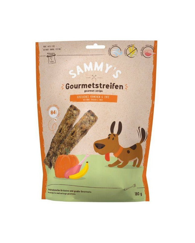 Sammy's Gourmet Strips Chicken & Duck 180G