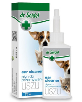 Dr Seidel Płyn Do Przemywania Uszu Dla Psów I Kotów 75Ml