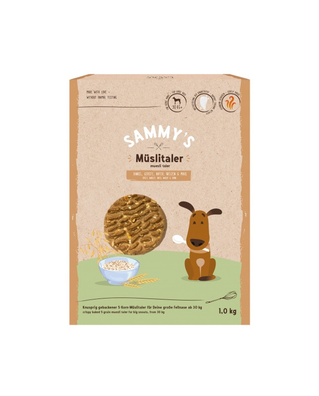 Sammy's Muesli Taler Ciasteczka 1Kg