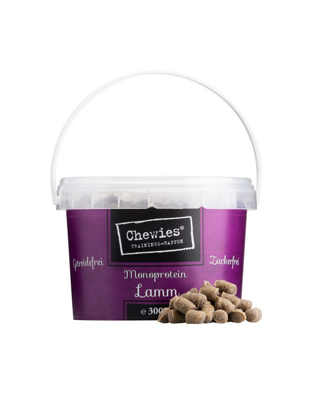 Chewies Trainings-Happen Jagnięcina Monobiałkowe, Bezzbożowe Wiaderko 300G