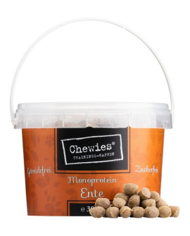 Chewies Trainings-Happen Kaczka Monobiałkowe, Bezzbożowe Wiaderko 300G