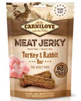 Carnilove Dog Jerky Turkey & Rabbit Bar - Indyk I Królik 100G