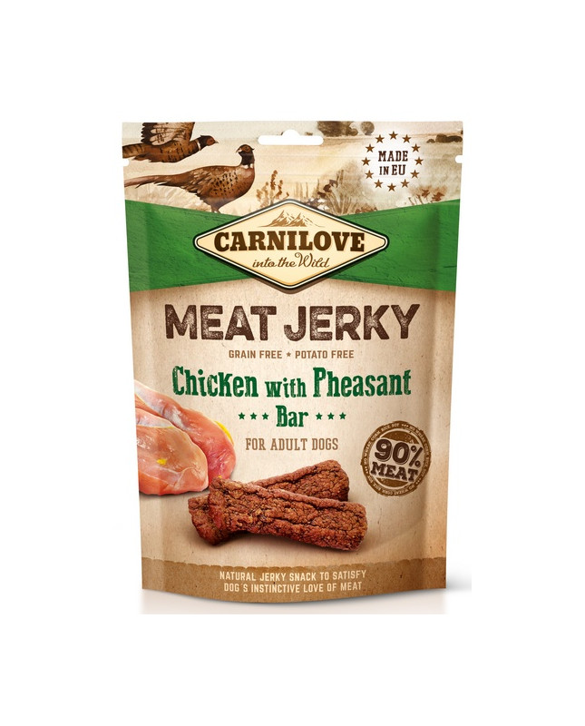 Carnilove Dog Jerky Chicken With Pheasant Bar - Kurczak I Bażant 100G