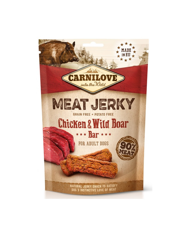 Carnilove Dog Jerky Chicken & Wild Boar Bar - Kurczak I Dzik 100G
