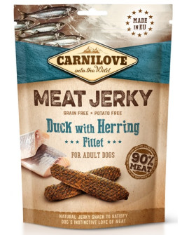 Carnilove Dog Jerky Duck & Herring Fillet - Kaczka I Filet Ze Śledzia 100G