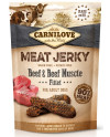 Carnilove Dog Jerky Beef & Beef Fillet - Wołowina I Filet Wołowy 100G