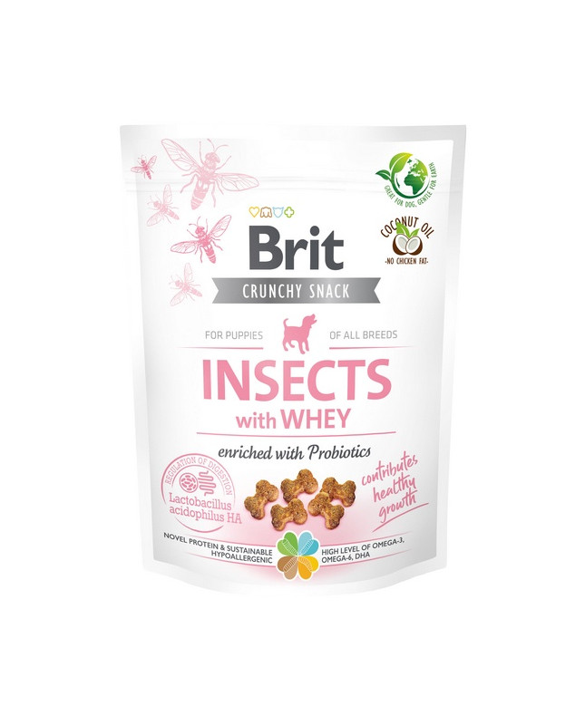 Brit Care Dog Crunchy Cracker Puppy Insect & Whey 200G