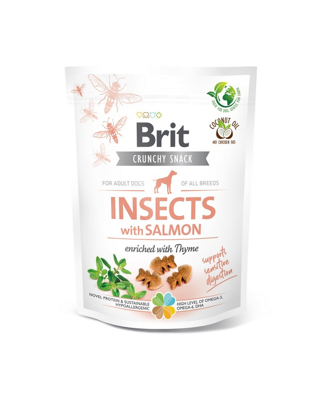 Brit Care Dog Crunchy Cracker Insect & Salmon 200G