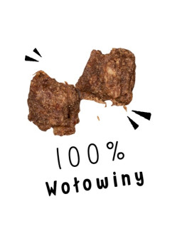 Paka Zwierzaka Chunkies Wołowina 100% 70G