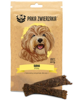 Paka Zwierzaka Stripsy Sarna 100% 70G
