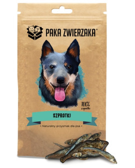 Paka Zwierzaka Szprotki 100% 60G