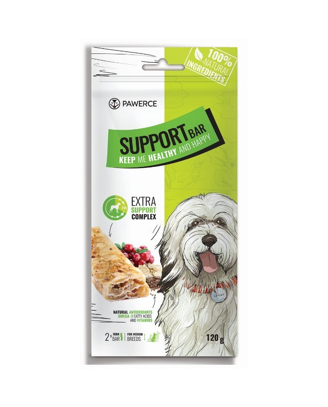 Pawerce Support Bar Medium Breeds 2Szt/Op 120G