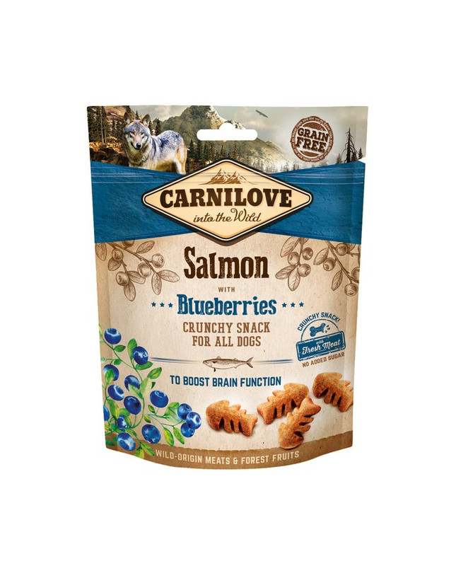 Carnilove Dog Snack Fresh Crunchy Salmon+Blueberries 200G