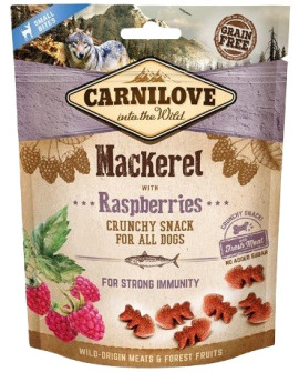 Carnilove Dog Snack Fresh Crunchy Mackerel+Raspberries 200G