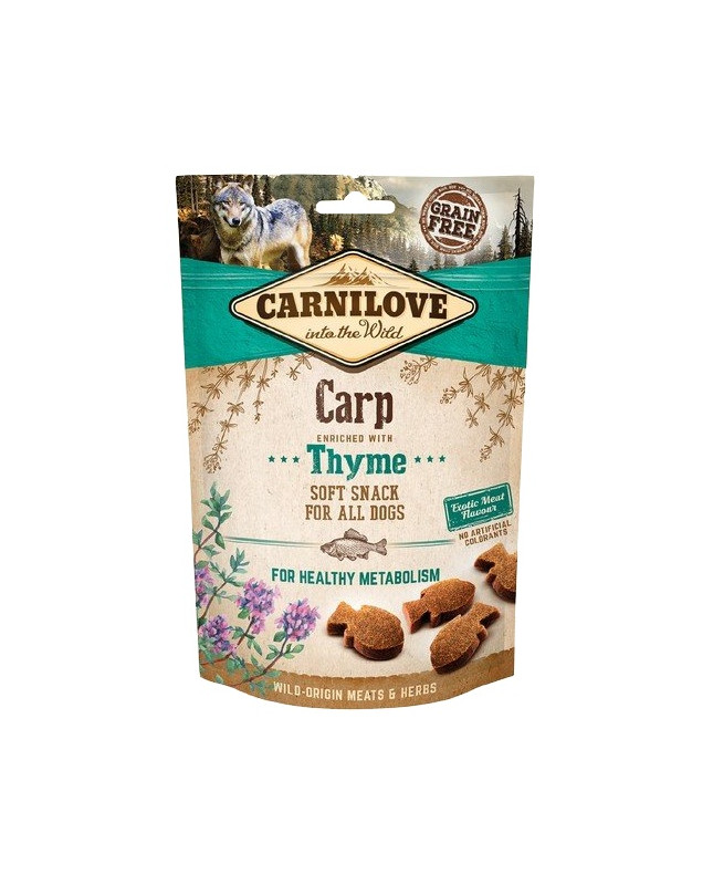 Carnilove Dog Snack Fresh Soft Carp+Thyme 200G