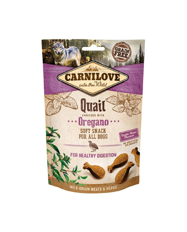 Carnilove Dog Snack Fresh Soft Quail+Oregano 200G
