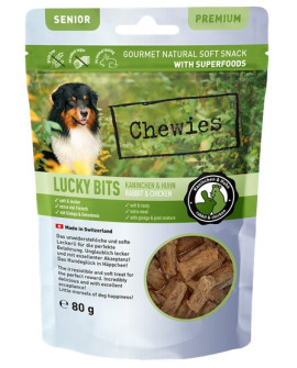 Chewies Lucky Bits Senior Królik & Kurczak 80G