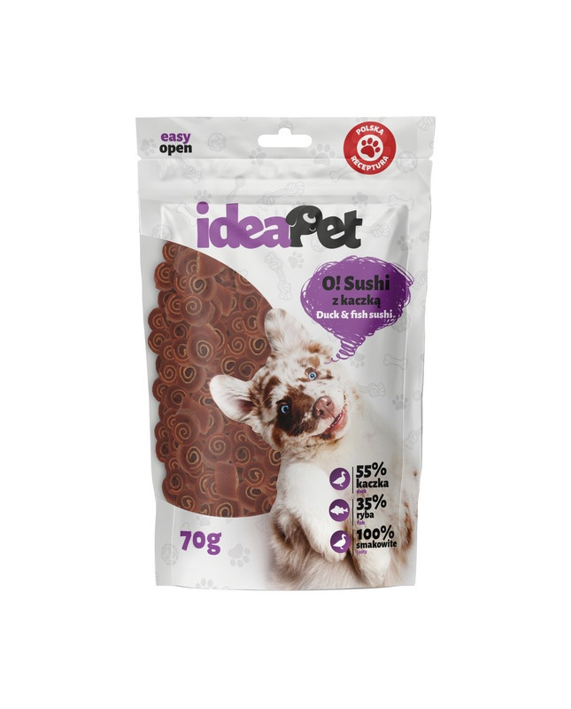 Ideapet O! Sushi Z Kaczką 70G
