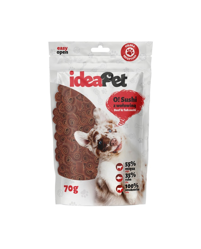 Ideapet O! Sushi Z Wołowiną 70G