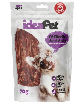 Ideapet O! Fileciki Z Kaczką I Rybą 70G