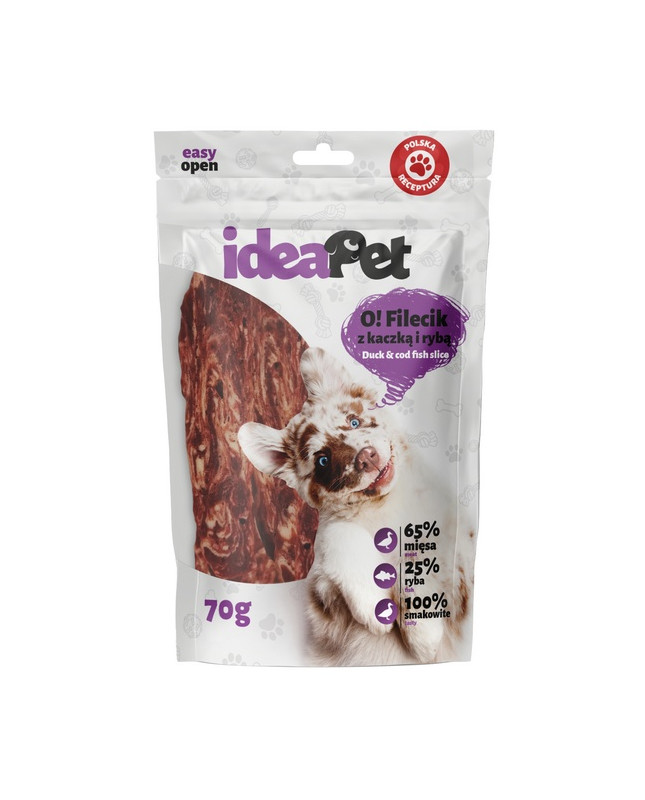 Ideapet O! Fileciki Z Kaczką I Rybą 70G