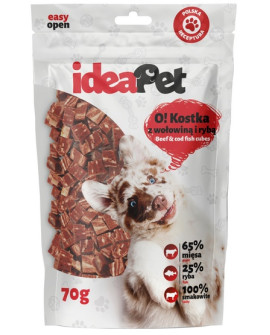 Ideapet O! Kostka Z Wołowiną I Rybą 70G
