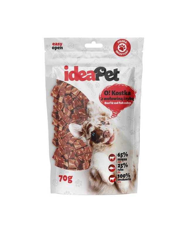 Ideapet O! Kostka Z Wołowiną I Rybą 70G
