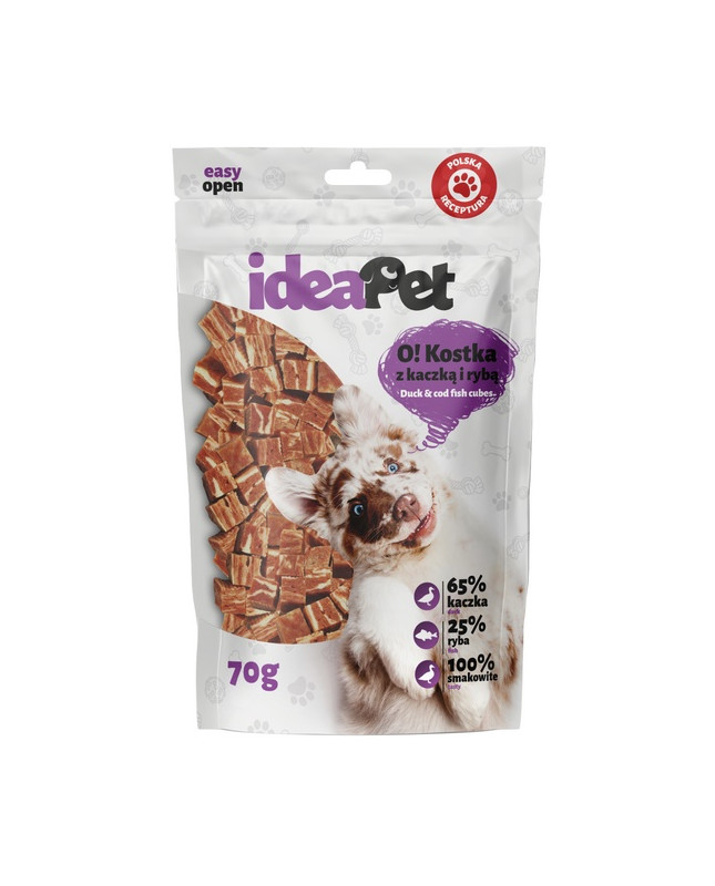 Ideapet O! Kostka Z Kaczką I Rybą 70G