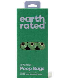 Earth Rated Woreczki Ekologiczne Do Zbierania Odchodów 21X15Szt Lawendowe