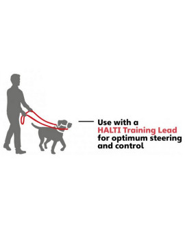 Halti Kantarek - Obroża Uzdowa Rozmiar 2 Czerwona