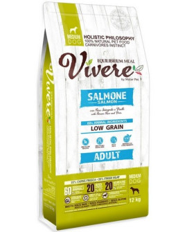 Vivere Dog Medium Adult Salmon 12Kg