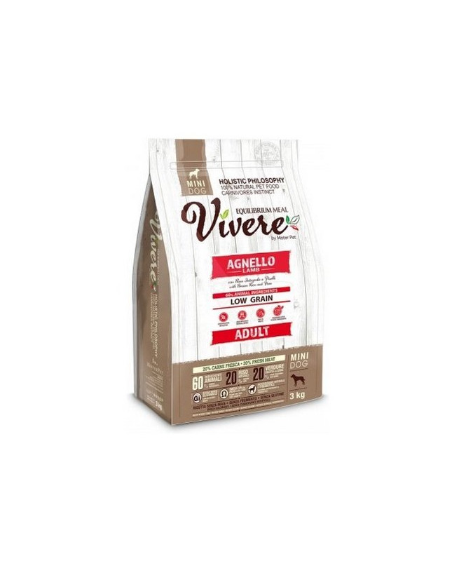 Vivere Dog Mini Adult Lamb 3Kg