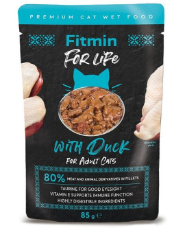 Fitmin Cat For Life Adult Duck Saszetka 85G